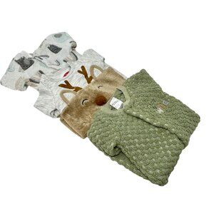 Baby‎ Clothes - 2 Sleepers, 1 Romper - Size 0-3 Month